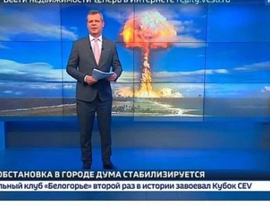 Η ρωσική τηλεόραση συμβουλεύει τους Ρώσους πώς να προστατευθούν σε περίπτωση πυρηνικού πλήγματος!
